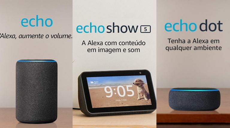 Conheça os dispositivos Echo que vão tornar a sua casa inteligente!