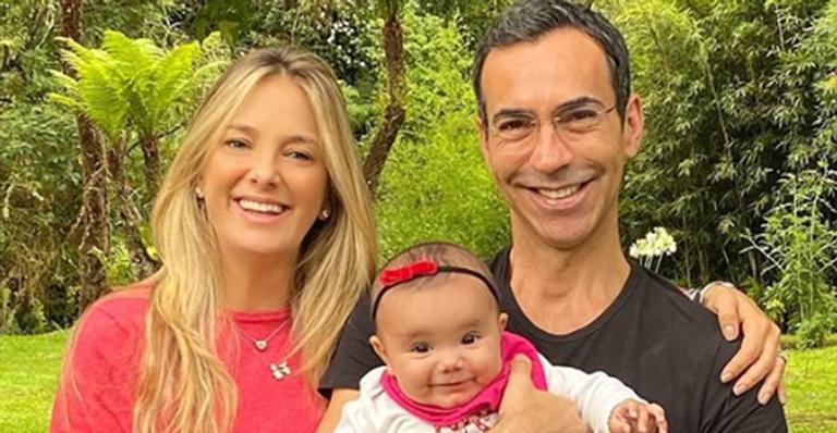 Ticiane Pinheiro diz que casamento com César Tralli uniu a família: ”Obrigada, meu amor”