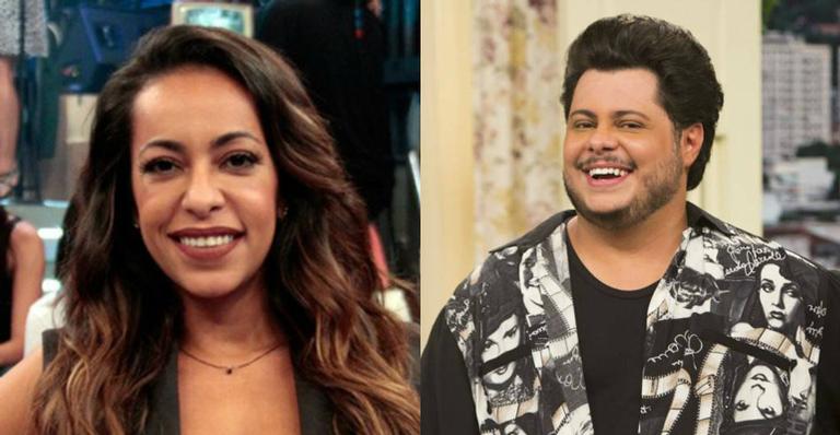 Samantha Schmütz e Marcus Majella brigam feio e saem no tapa nos bastidores do ‘Vai que Cola’