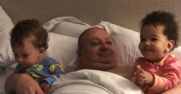 Erick Jacquin é acordado pelo filhos em seu aniversário: “Muito amor com tompero”