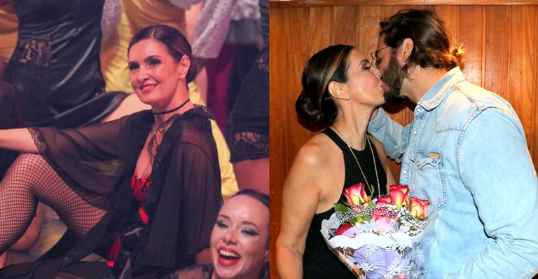 Túlio Gadêlha leva flores para Fátima Bernardes e se emociona após espetáculo estrelado pela apresentadora