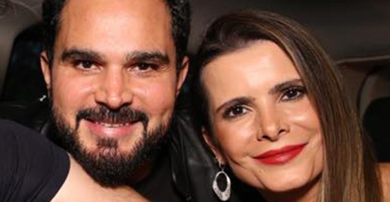 Em homenagem, Luciano Camargo estampa rosto da esposa, Flávia, em jaqueta