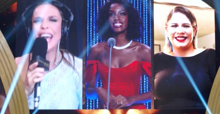 Marília Mendonça não aparece para receber troféu de melhor cantora e Faustão justifica: ”Está parindo”