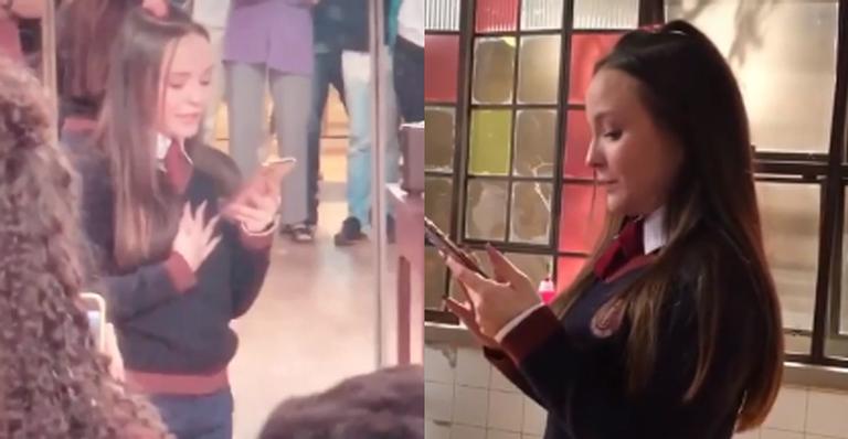 Larissa Manoela se despede do SBT e lê carta de agradecimento: ”É uma família”