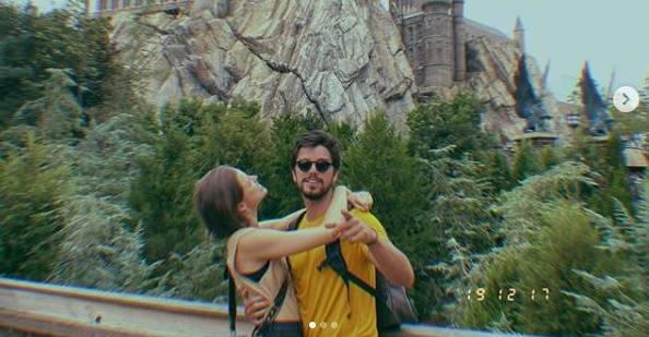 Agatha Moreira e Rodrigo Simas curtem férias nos Estados Unidos