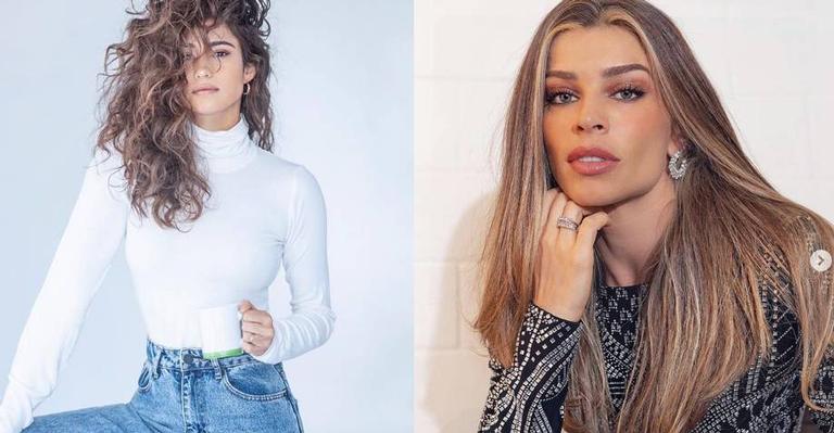 Nanda Costa se diverte ao tentar imitar pose de Grazi Massafera em clique