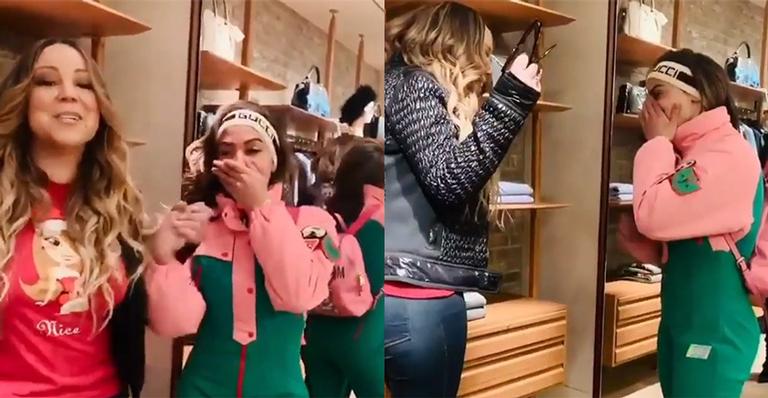 Anitta chora ao conhecer Mariah Carey: ‘Minha paixão’