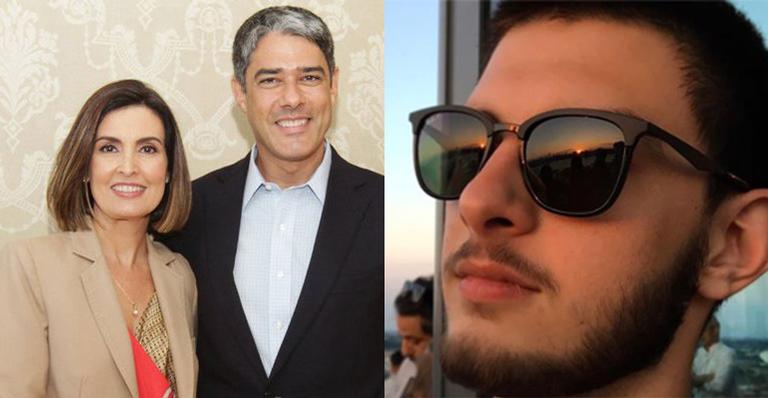 Muito discreto, filho de Fátima Bernardes e William Bonner surge em foto rara com a namorada