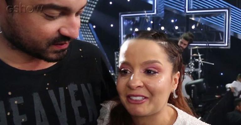 Maiara chora nos bastidores de programa de TV ao falar do apoio de Fernando: ”Eu não teria conseguido”