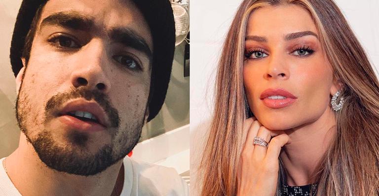 Caio Castro e Grazi Massafera são flagrados juntinhos em viagem de fim de ano com amigos