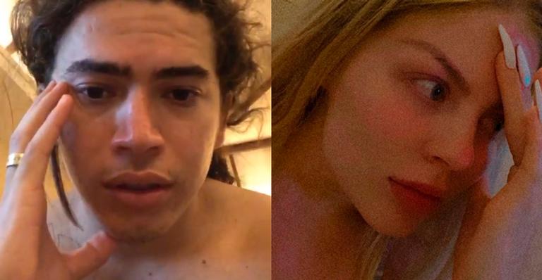 Whindersson Nunes e Luisa Sonza acabam na rota de ciclone e filmam destruição