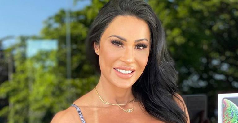 Gracyanne Barbosa exibe corpo trincado após último treino do ano: ”Realizado com sucesso”