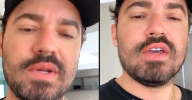 Fernando surge abatido em apartamento de luxo após separação e agradece ajuda de amigo