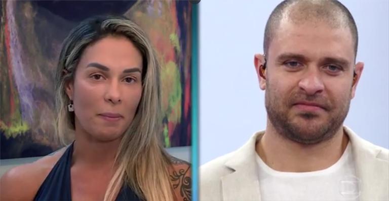 No Faustão, Diogo Nogueira é surpreendido por declaração da ex-mulher: ”A vida seguiu”