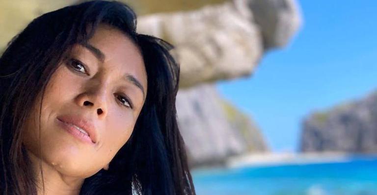 Danni Suzuki se diverte em dia de praia ao lado de amigos: ‘Pra levantar a energia’