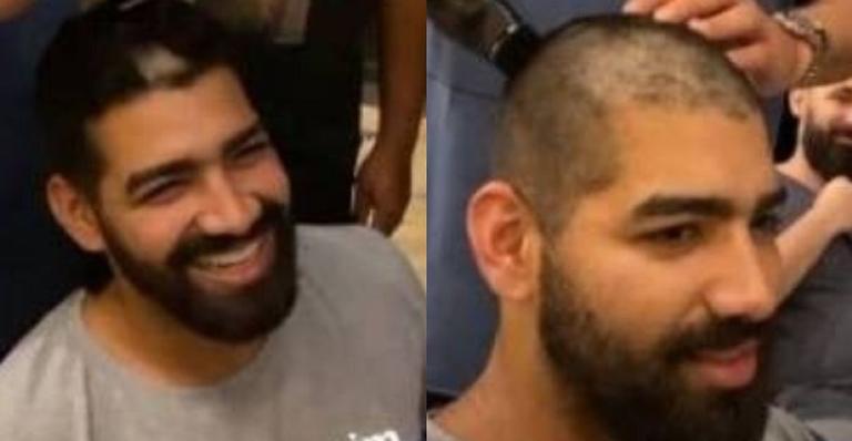 Dilsinho perde aposta e surge com novo visual: “Deu ruim”