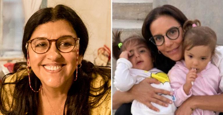 Regina Casé se derrete por Ivete Sangalo com filhas gêmeas: ”Minha amiga tão amada”