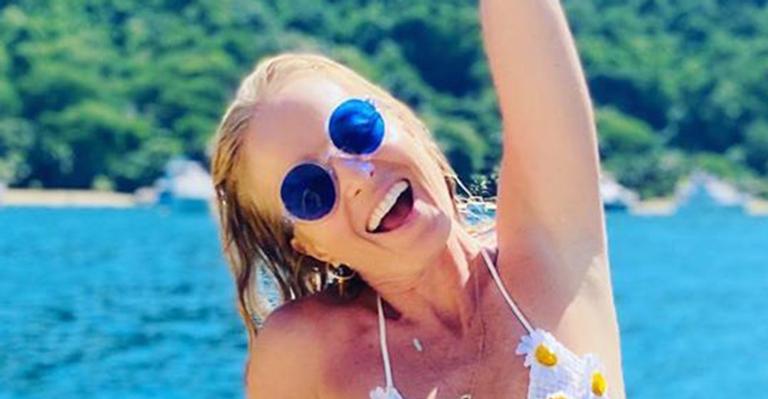 Fitness! Angélica encara aula de muay thay com o primogênito, Joaquim: ”Meu parceiro na vida”