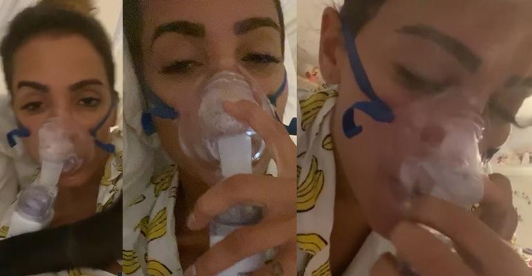 Após noitada, Anitta aparece abatida e revela dificuldade para respirar: ”Destruída”