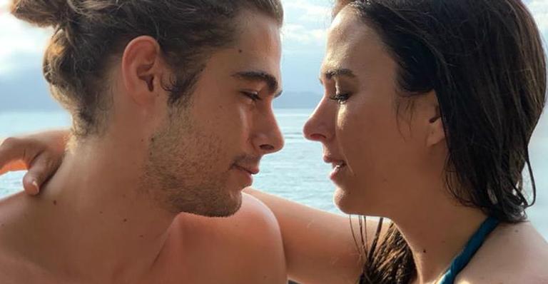 Rafael Vitti comemora três anos com Tatá Werneck e leva susto: ”Foi ontem, Rafa”
