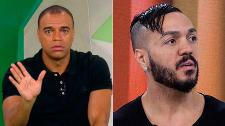 Denílson detona Belo em programa de TV: ”Tem que virar homem”