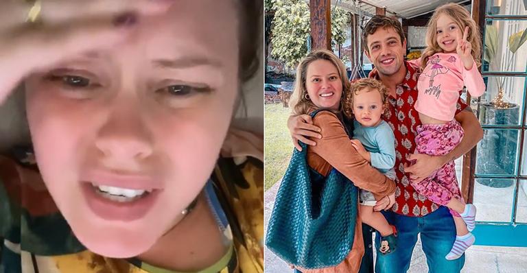 Esposa de Rafael Cardoso tranquiliza fãs sobre estado de saúde dos filhos: ”Vou conseguir dormir”