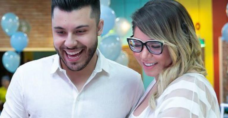 Murilo Huff celebra um mês de vida do filho e foca em rostinho do bebê: ”Vida ganhou sentido”