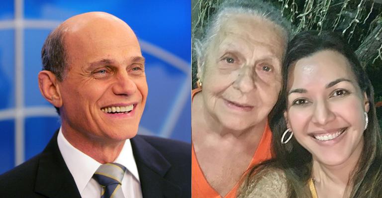 Viúva de Ricardo Boechat posa com a mãe do jornalista em foto e desabafa: ”Sobreviventes”