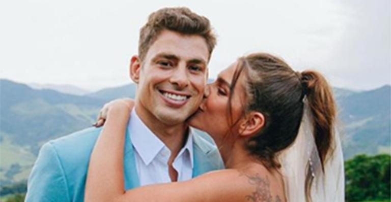Cauã Reymond e Mariana Goldfarb mostram fotos inéditas do casamento