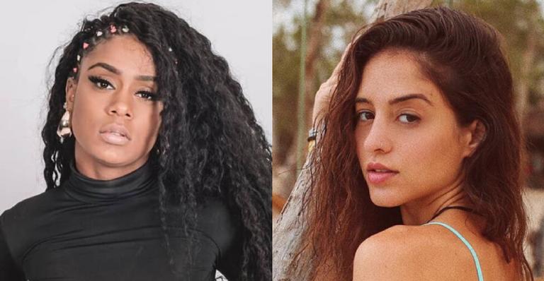 Mc Rebecca surge aos beijos com ex-namorada de Vitão: “Onda de fazer amor com a boca”