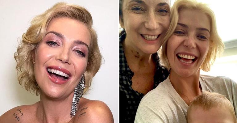 Amor! Luiza Possi reúne o filho e a mãe, Zizi, em clique fofo: ”É de agradecer ajoelhada”