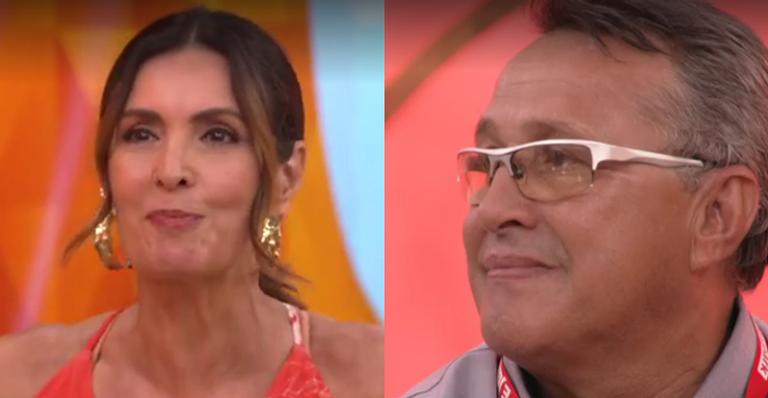 Fátima Bernardes arma surpresa para porteiro dos Estúdios Globo e gera comoção