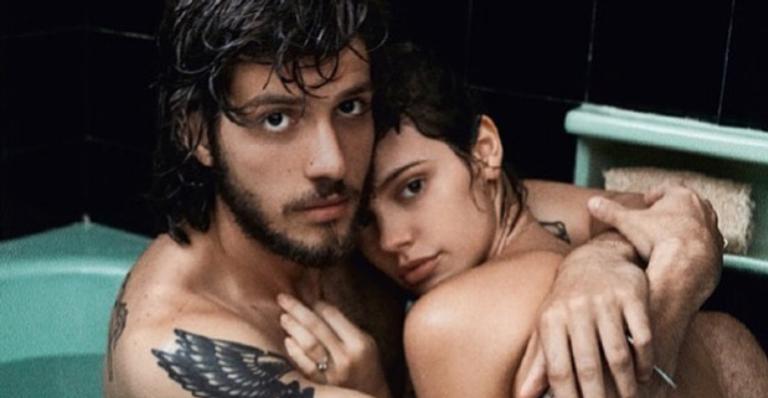 Filha de Chay Suede e Laura Neiva encanta web ao surgir bocejando em clique: ”Vontade de apertar”