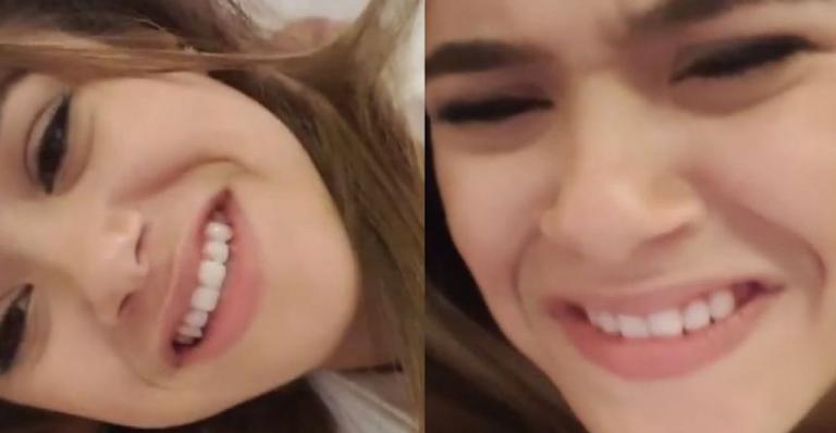 Namorado de Maisa raspa a cabeça e é detonado pela apresentadora: ”Parece um ovo”