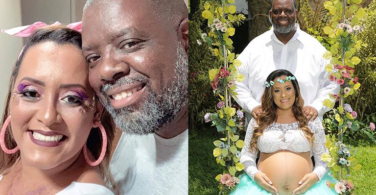 Nasceu! Péricles festeja a chegada da filha, Maria Helena