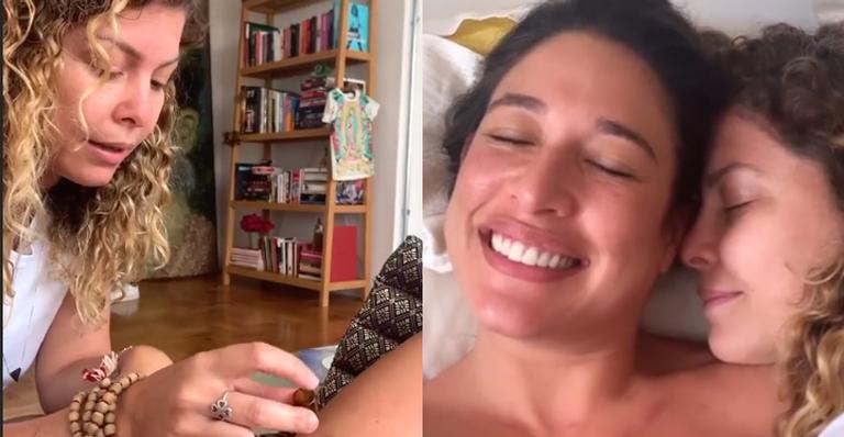 Bárbara Borges cuida dos ferimentos de Giselle Itiê após tombo feio: ”Minha irmã”