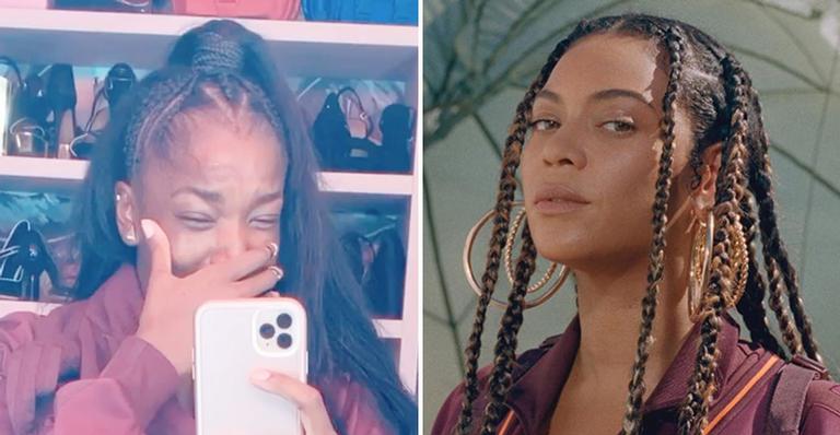 Abençoada! Iza surta ao receber presente de Beyoncé: ”Tô muito nervosa!”