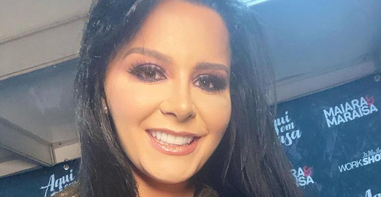 Maraísa choca ao usar sapato com salto enorme: ‘Não vai cair, hein’