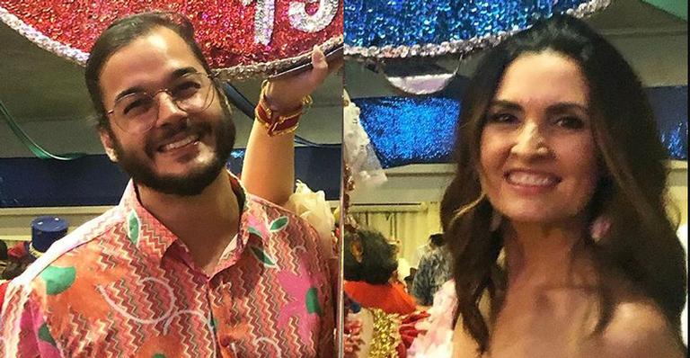 Apaixonados, Fátima Bernardes e Túlio Gadêlha se jogam em baile carnavalesco