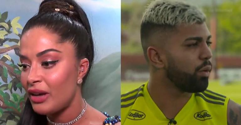 Aline Riscado esclarece situação com Gabigol em camarote: ”O povo viaja”