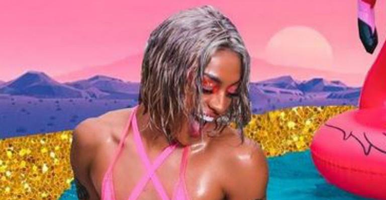Com biquíni revelador, Pabllo Vittar exibe o corpão e quase mostra tudo: ”Calor!”
