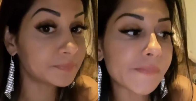 Mayra Cardi tem reação alérgica a castanhas e fica inchadíssima: ”Virei um baiacu”