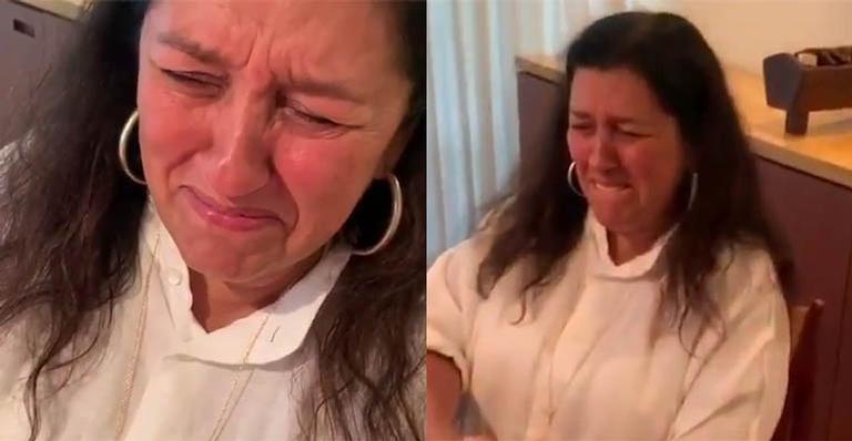 Regina Casé chora ao ver momento do neto: ‘Fortes emoções’