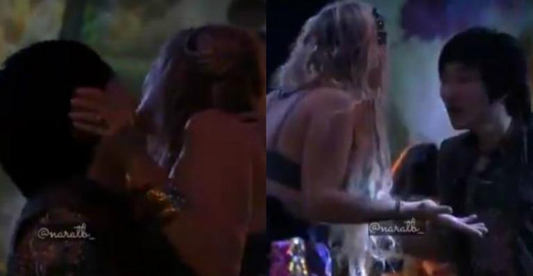 BBB 20: Pyong extrapola na bebida e tenta beijar Marcela