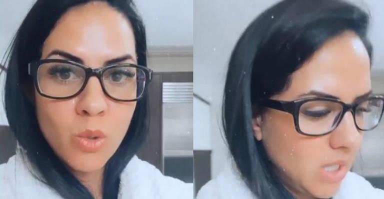 Graciele Lacerda se espanta com chuvas torrenciais em São Paulo: ”Tudo debaixo d’água”