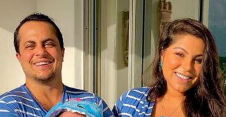 Thammy Miranda e Andressa Ferreira celebram primeiro mês do filho com festinha simples