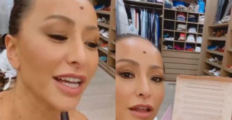 Sabrina Sato espanta seguidores com closet gigantesco durante conversa com Duda Nagle