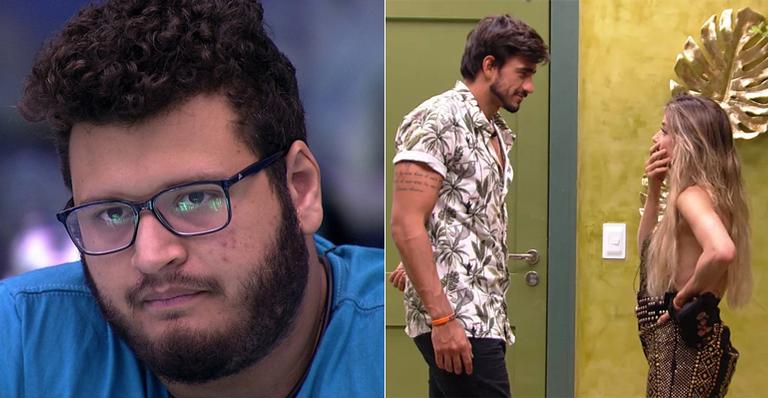 BBB20: Victor Hugo faz proposta picante para Guilherme e Gabi: ”Vamos dormir os três juntos”