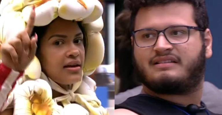 BBB20: Flayslane se revolta com punição e detona Victor Hugo: ”Falso e dissimulado”