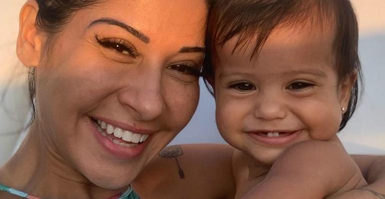 Mayra Cardi mostra resultado de acidente com a filha: ”Boca deformada”